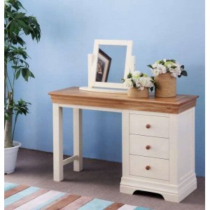 Oak04 : Bộ Bàn Trang Điểm Gỗ Sồi Kèm Gương Xoay